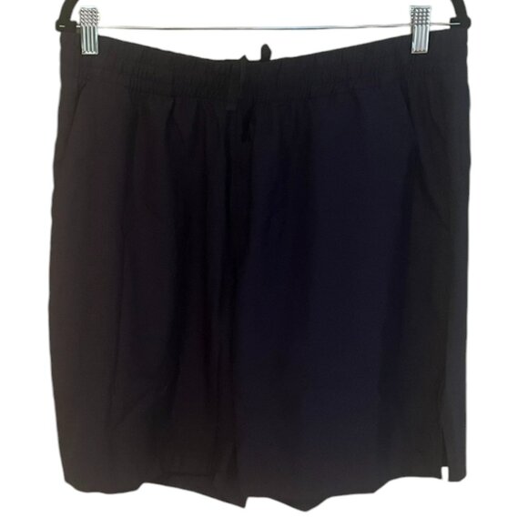 Men's NWT Baleaf Athletic Navy Drawstring Shorts Size Large - Picture 1 of 5